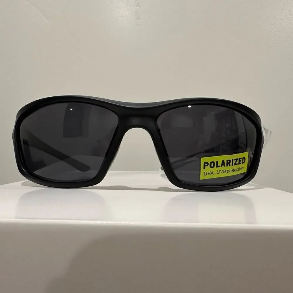 Razor Style Sporty Sunglasses, Plastic Frames, Polarized Lenses, UVA-UVB Protect